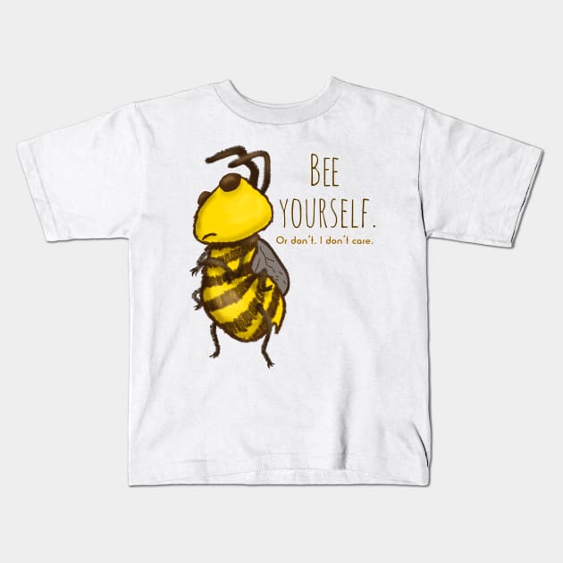 Bee yourself Kids T-Shirt by Love, Potato 